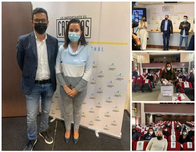 Telde estuvo representada en el Congreso Nacional de CC por 12 compromisarios/TA.